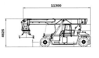 Reach Stacker / Container Handler, FK11-1510T