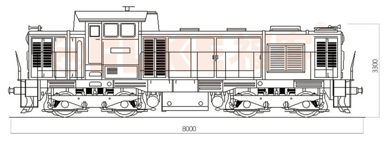 Switcher Locomotive, FK7-2000T