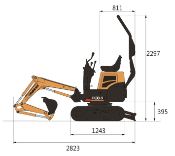 Mini Excavator, FK08-9