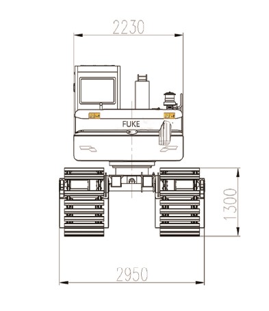 Amphibious Excavator, FK80-9C