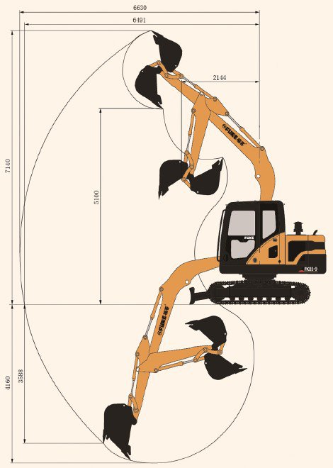 Crawler Excavator, FK85-9