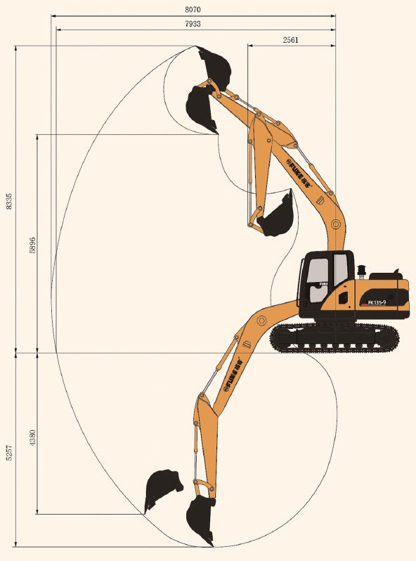 Crawler Excavator, FK135-9